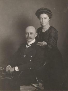 Б.И. Доливо-Добровольский и его жена Ксения Львовна. Начало XX в.